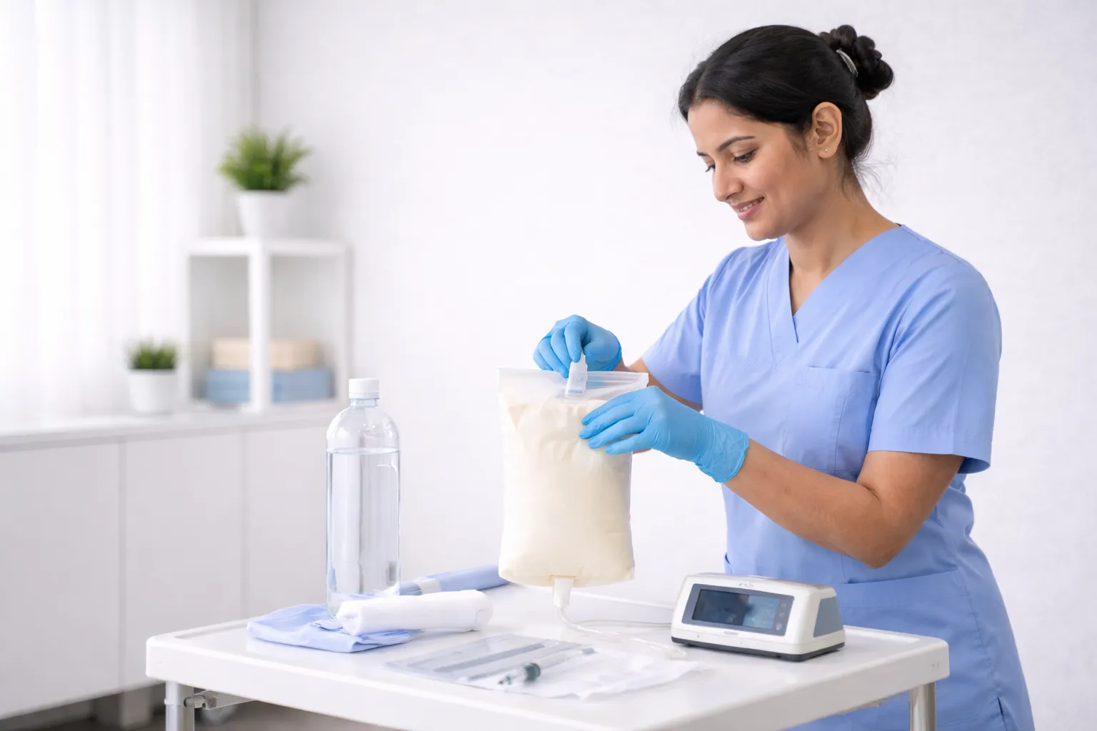 Nutrition entérale et parentérale à domicile